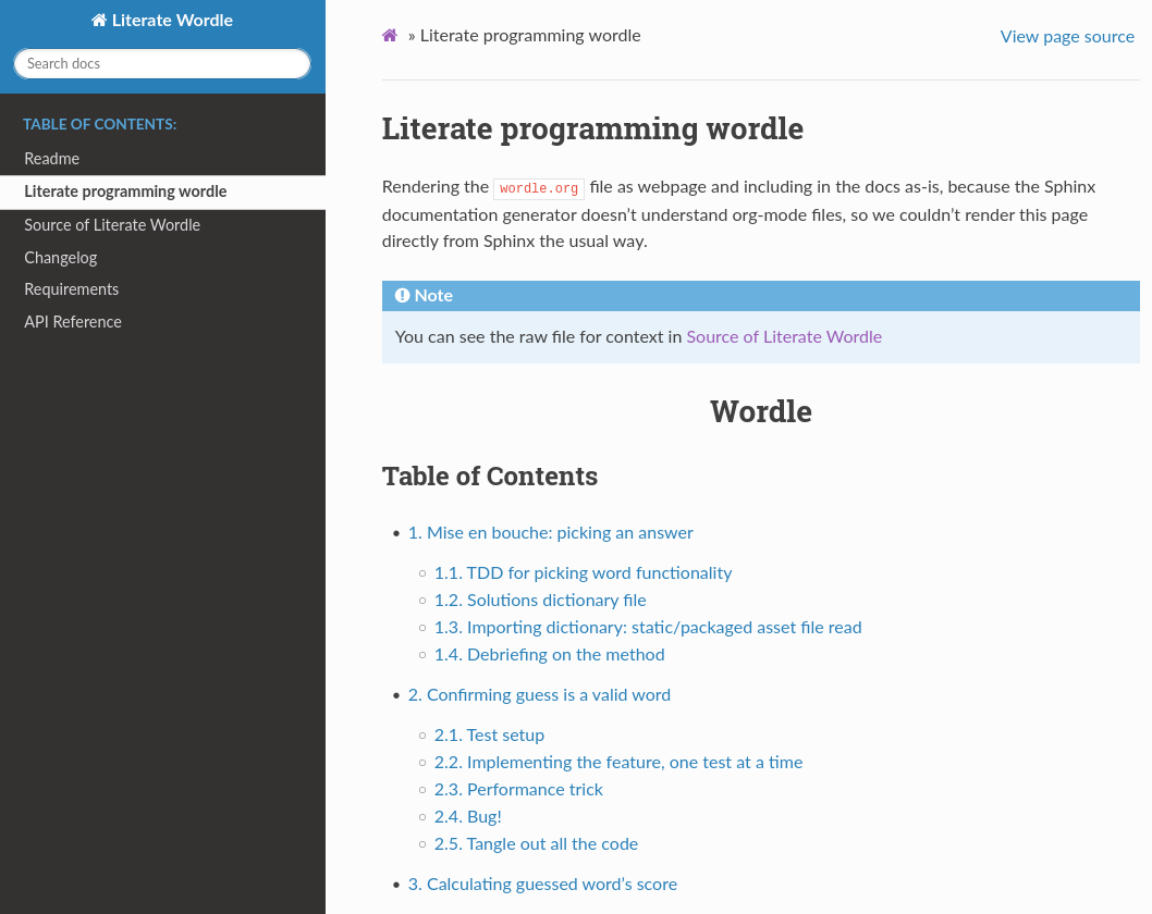 Figure 1: Click the image to go to the rendered version of project docs